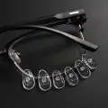 DIY Air Chamber Clear Oval Eyeglass Nose Bracket Silicone Nose Pads Eyewear Bracket Anti-drop Sunglasses Glasses Accessories. 