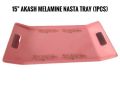 15" Akash Melamine Nasta Tray (1pcs). 