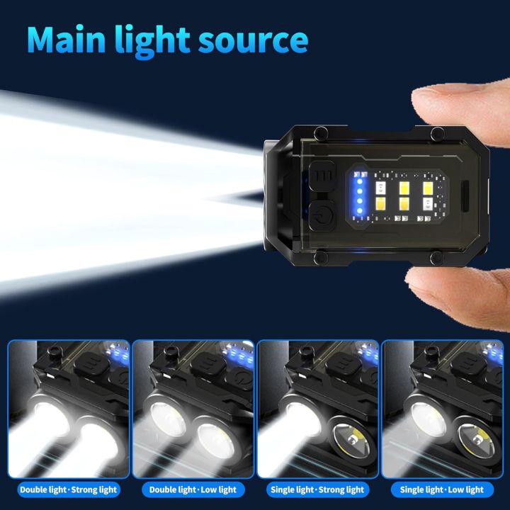 Super%20Bright%20Powerful%20Pocket%20Torch%20Light%20LED%20Multifunctional%20Linterna%20Magnetic%20COB%20LED%20EDC%20Mini%20Keychain%20Flashlight%20Rechargeable%20-%20Image%204