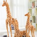 New 1pc Giant size Giraffe Plush Toys Cute Stuffed Animal Soft Giraffe Doll Birthday  Kids Toy. 