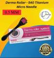 Derma Roller 0.5mm Original | Titanium 540 Titanium Microneedle for Beard Growth and Hair Loss Treatment | Best Quality. 