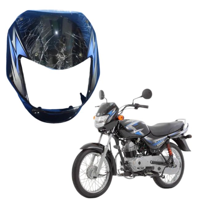 Head Light Cowl CT 100 Black Blue New