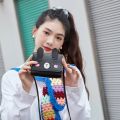Womens Mini Cartoon Small Square Bag Cute Cat Shaped Shoulder Bag Simple Crossbody Bag.