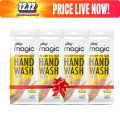 Godrej Magic Handwash Refill (Pack of 4) 9 gm - Lime Aloe Vera (Makes 800ml of Handwash). 