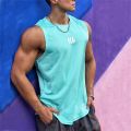 Summer Men's Gym Tank Top Fitness Training Clothing Quick-drying Loose Bodybuilding Sleeveless Shirt Men Fashion Basketball Vest. 