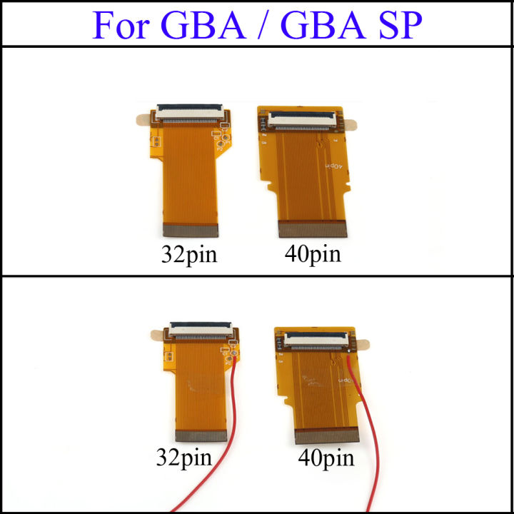 1Pcs Ribbon Cable For GBA SP AGS 101 Back Lit Adapter LCD Screen Flexible Cable For GameBoy Advance SP 32 40 Pin Repair Part