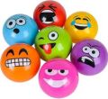 Pack of 6 emoji squishy balls set / soft play balls for kids. 