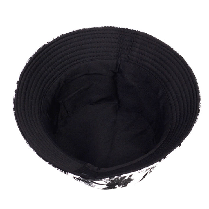 Men%20Women%20coconut%20tree%20Bucket%20Hat%20Cotton%20Printing%20Hip%20Hop%20Fisherman%20Panama%20Sun%20Hat%20Outdoor%20Street%20Casual%20Visor%20Bucket%20Cap%20-%20Image%204