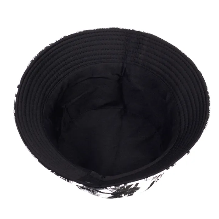 Men%20Women%20coconut%20tree%20Bucket%20Hat%20Cotton%20Printing%20Hip%20Hop%20Fisherman%20Panama%20Sun%20Hat%20Outdoor%20Street%20Casual%20Visor%20Bucket%20Cap%20-%20Image%204