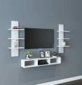 Tv console tv shelves for tv and media storage ,storage shelf ,with beautiful design. 