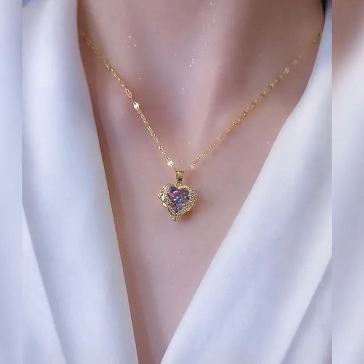 Colorful%20Heart%20of%20Ocean%20Crystal%20Pendant%20Titanium%20Steel%20Necklace%20For%20Girls%20-%20Image%205