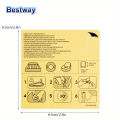 Bestway 62068 10 Piece Underwater Adhesive Repair Patch, Swimming Pool Patch Repair Kit, Pool Puncture Repair Patch. 