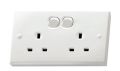 13A Universal Double Power Socket. 