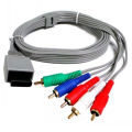 RCA Cable for Wii Audio Video AV Signal Transfer Component Extension Cable 5RCA Wire for  WII U Console Line HDTV Cable. 