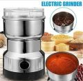 Raf/nima/silver crest/ 2 in 1 Mini Electric Coffee Grinder - Electric Masala Grinder - Juicer Blender - Juicer Blender Grinder - Stainless Steel Material - Spices and Food processor High Quality Machine - Chatni Maker-mini grinder -blender- jucier. 