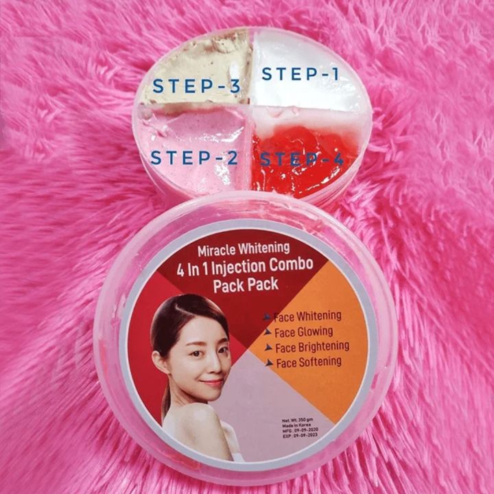 Miracle%20Whitening%204%20In%201%20Injection%20Combo%20Face%20Pack%20Face%20Whitening%20Glowing%20Softening%20-%20Image%202