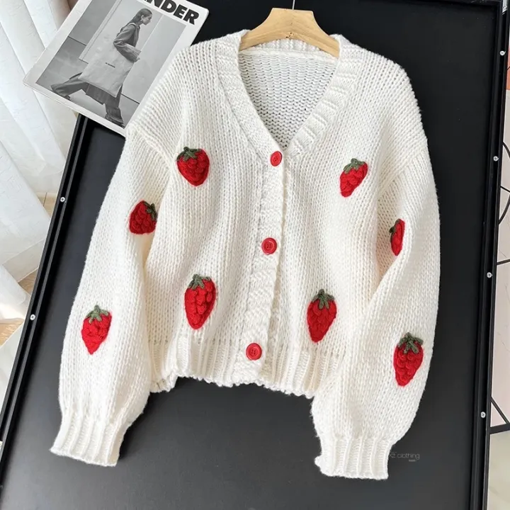 Sweet%20Strawberry%20Long%20Sleeve%20Loose%20Cardigans%20Women%20Spring%20Autumn%202026%20V%20Neck%20Single%20Breasted%20Preppy%20Style%20Sweater%20Knitted%20Tops%20-%20Image%202