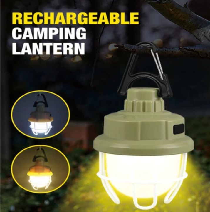 YD-42 Ultra-Bright Rechargeable LED Camping Lantern with Hanging Hook