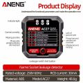 AC27 Smart Socket Tester EU/US Plug Polarity Phase Check Voltage Detector Test Electroscope Meter Circuit Breaker Finders. 