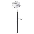 1pcs Eyelash Extension Inspect Mirror Moon Shaped Detachable Stainless Steel Lash Lifting Magnify Makeup Mirror Beauty Tools.
