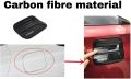 Toyota prius 2018-2022 fuel tank Carbon & Chrome cover ABS fibre metarial high quality. 