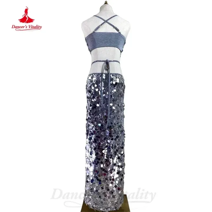 Belly%20Dance%20Costumes%20Set%20for%20Women%20Sequins%20Bra%20Top+long%20Skirt%202pcs%20Oriental%20Competiton%20Suit%20Custom%20Adult%20Child%20Bellydance%20Wear%20-%20Image%204