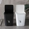 15 liter trash can, bathroom trash can, lid trash can, modern style, big site, 15L. 