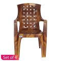 Bagmati Plastic Deluxe Chair (Ch-803) - Set Of 4. 