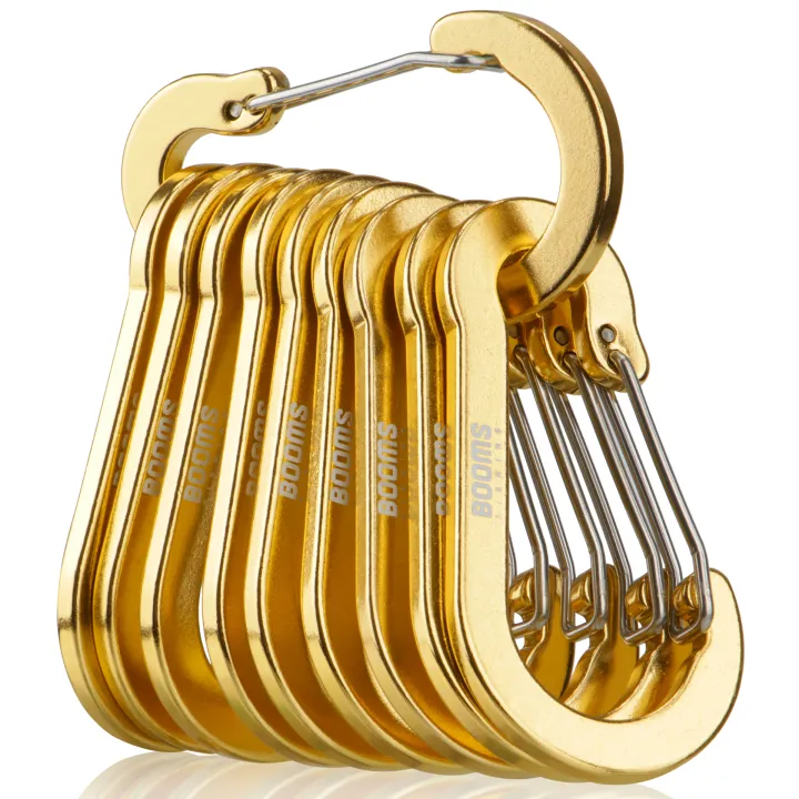Booms%20Fishing%20CC5-7cm%20Multi-Use%20Carabiner%20Clips%2010pcs%202.7"%20Small%20Caribeener%20Clips%20Mini%20Keychain%20Fishing%20Aluminum%20Caribeaner%20Clip%20-%20Image%207