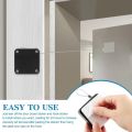 Punch-Free Automatic Sensor Door Closer Adjustable Surface Door Stop Bracket Pull Cord Door Closer for Residential Commercial. 