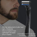 1 Handle + 4 Blades Manual Hair Shaver Razor For Men With 6 Layer 4 Pcs Blade Set With Cleaning brush.