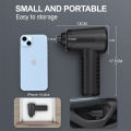 Protable Air Duster for Computer Cleaning 53000RPM Cordless Compressed Air Blower with LED Light for PC computers Keyboard Clean. 