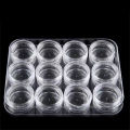 50/100/300pcs 5g Transparent Cosmetic Bottles Containers Pot Sample Clear Cream Jar For Nail Arts Small Clear Can Tin For Balm. 