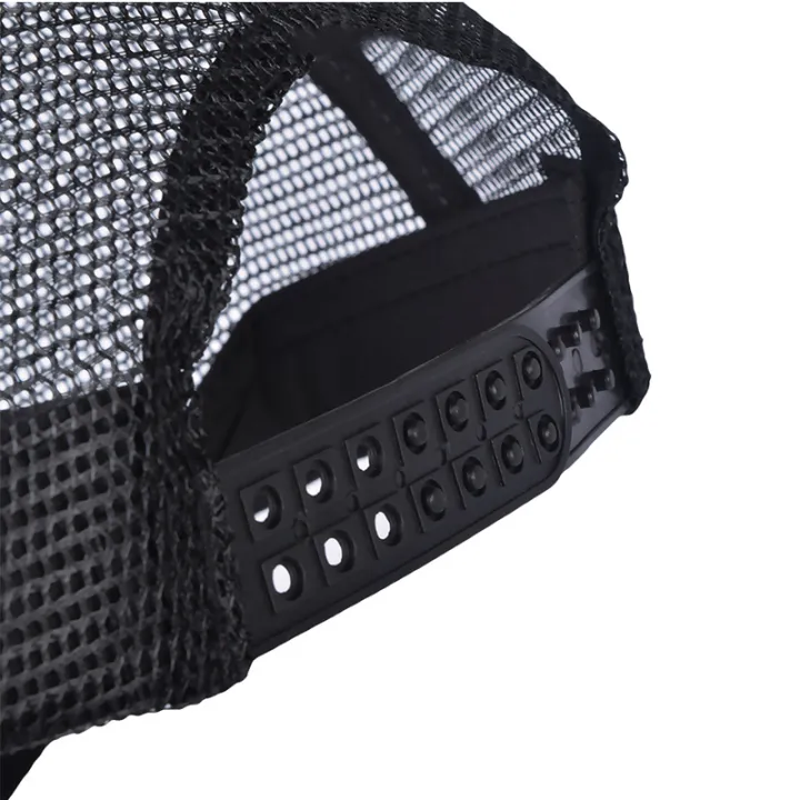 DJ%20Hip%20Pop%20Hat%20Marshmello%20Cosplay%20Baseball%20Cap%20Sunshade%20Adjustable%20Mesh%20Hats%20Breathable%20Adult%20Trucker%20Unisex%20Party%20-%20Image%206