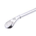Drinking Straw Filter Handmade Stainless Steel Drinking Straw Spoon Tea Filter Grass Matte Tea Straws Bulb Pumpkin Reusable Tea. 