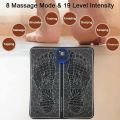 EMS Foot Massager-Blood Criculation Relief Pain Massager For All Men and Women - USB Rechargeable. 
