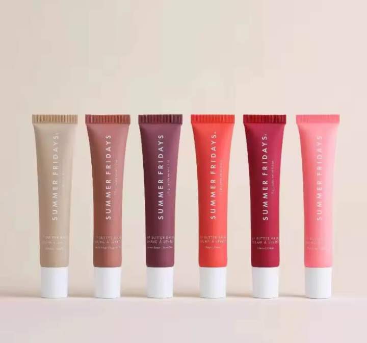 Summer Fridays Lip Balm Hydrating Mirror Lipgloss Lip Vanilla Pink Sugar Coffee Cake Scent Lipstick Transparent Oil Makeup