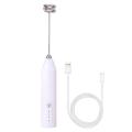 USB electric milk frother, handheld milk coffee machine, 3-speed wireless egg beater, kitchen mixer, multifunctional food mixer.