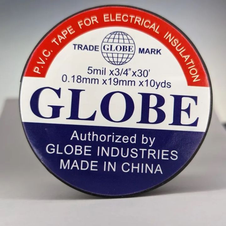 PVC%20Electrical%20Insulation%20Tape%20Wiring%20Tape%2010%20Roll%20Globe%20-%20Image%202