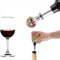 10 Pcs Thread Wine Bottles Metal Stoppers Set,Blank Bottles Stopper Gifts for Wedding Wine Party. 