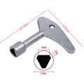 2PC Silver Inner Triangle Key Wrench Set for Household Elevator Water Meter Electric Control Cabinet And Valve Universal Tool Ki. 