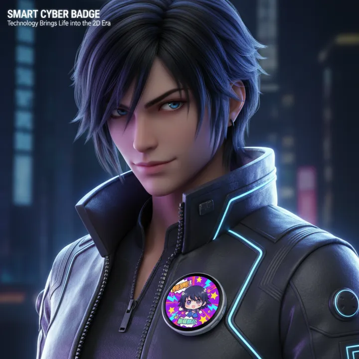 Anime%20E-Badge%20Display%20Pin%20Phototag%20Smart%20Cyber%20Badge%201.7-Inch%20Hd%20Display%20Fully%20New%20Bluetooth%20Electronic%20Display%20Screen%20-%20Image%206