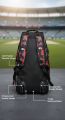 cricket kit bag duffle and shoulder large size with wheels for full kit. 