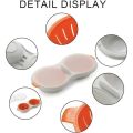 Microwave Egg Poacher Perfect Double Egg Poacher Easy Double-Cup Egg Boiler Hot Spring Egg Mold Kitchen Cooking Gadget Tools. 