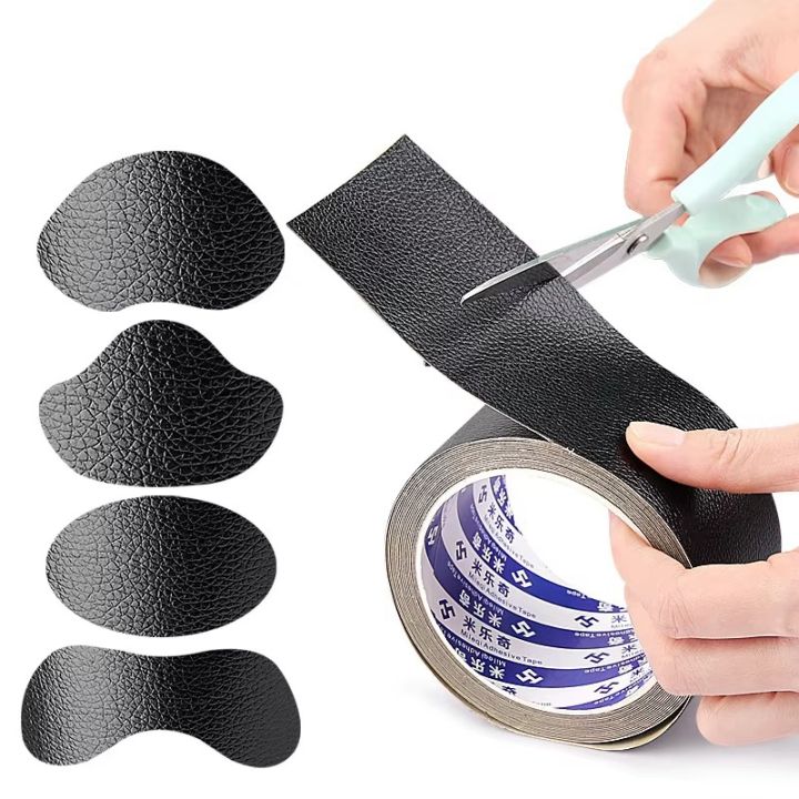 1roll leather Heel Protector Leathers Patches Sneakers shoes Pads Patch Self adhesive Patch Repair Shoes Heel Foot Care products freshfeet