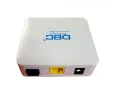 The DBC 1GZ-AK-V2 1GE EPON ONU. DBC 1GZ-AK-V2 EPON ONU has 1GE optical network, PON uplink port, RJ-45 Ethernet port, 10/100/1000Mbps, connect to external AC-DC adapter, power on/off.. 