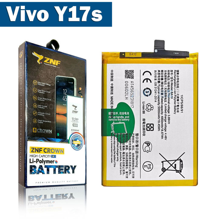 Vivo Y17s Replacement Battery BA10 – Original ZNF 5000mAh High Capacity For Y17s