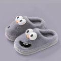 New Funny Cartoon Winter Soft Sole Mens Indoor Floor Non-slip Platform Slides Warm Plush Slippers Male Home Casual Cotton Shoes. 