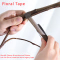 Floral Tape Crumpled Paper DIY Gardening Flower Pole Winding Handmade Packaging Materials Dark Green Fruit Green Coffee Color. 