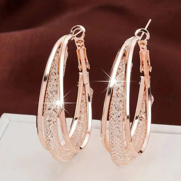 Gold%20Color%20Crystal%20Stone%20Hoop%20Earrings%20Twisted%20Metal%20Shape%20Silver%20Plating%20New%20Fashion%20Women%20Earrings%20Party%20Jewelry%20Birthday%20Gift%20-%20Image%204
